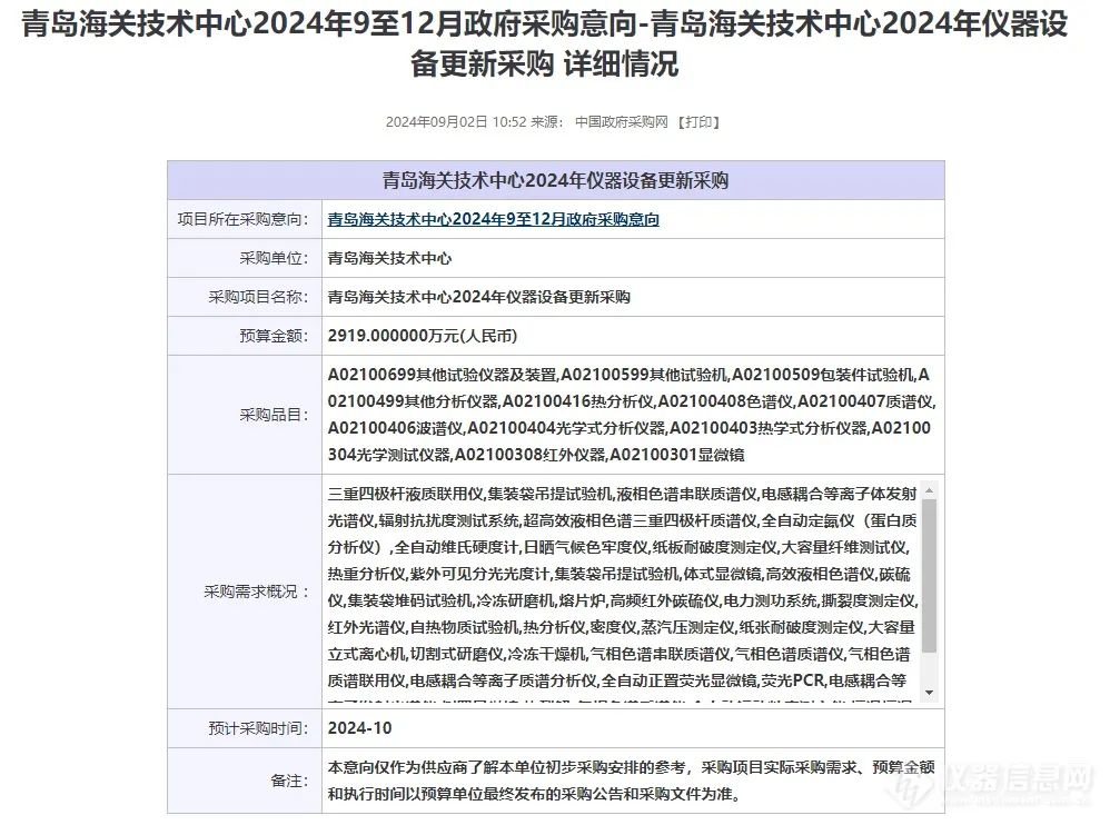 斥资1.9亿，鄂尔多斯新能源研究院一期实验室采购项目完成